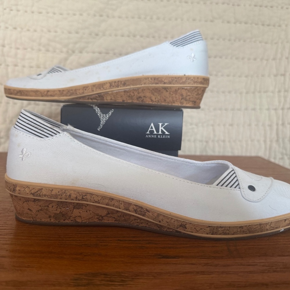 Grasshopper Wedge Slip on Canvas Shoes